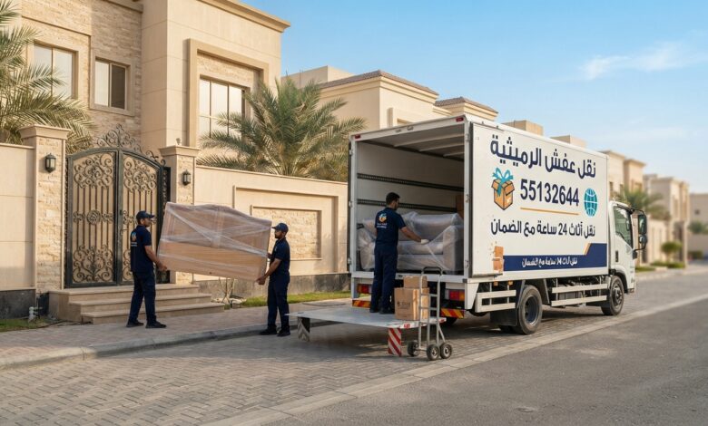 نقل عفش الرميثية 55132644– نقل أثاث 24 ساعة مع الضمان