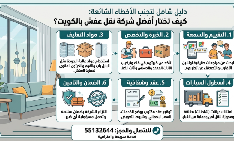 شركة نقل عفش الكويت
