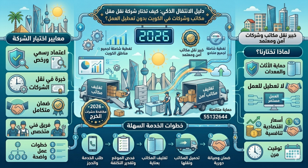 أفضل عروض نقل العفش في الكويت 55132644| أمان تام وأقل تكلفة