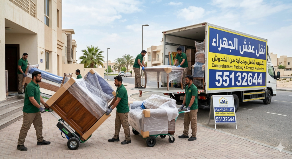 نقل عفش كيفان | أفضل شركة نقل أثاث سريع وآمن في كيفان 55132644