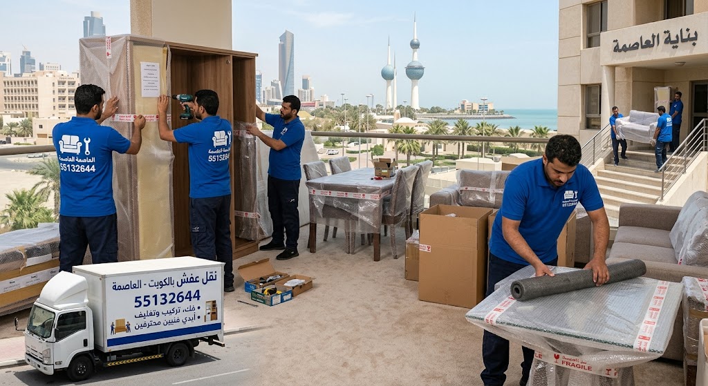 نقل عفش الرميثية بخدمة متكاملة 55132644